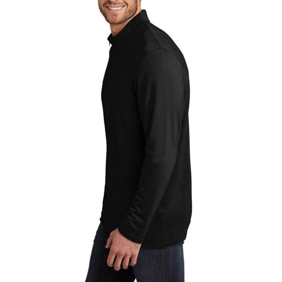 Travis Mathew Newport Full Zip Fleece Sweatshirt Jacket Black Large NWT - Picture 4 of 16